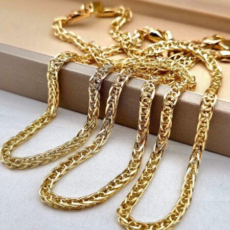 Solid 14K Gold Anklet Chain 3mm
